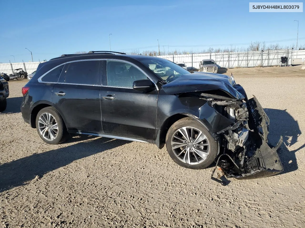 2019 Acura Mdx Technology VIN: 5J8YD4H48KL803079 Lot: 77472254