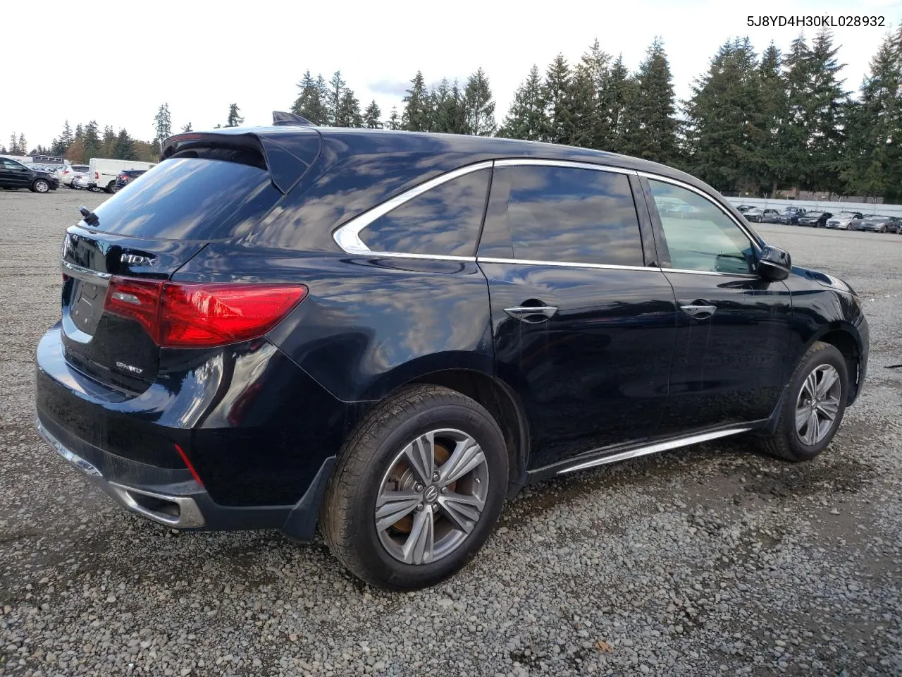 2019 Acura Mdx VIN: 5J8YD4H30KL028932 Lot: 77476034