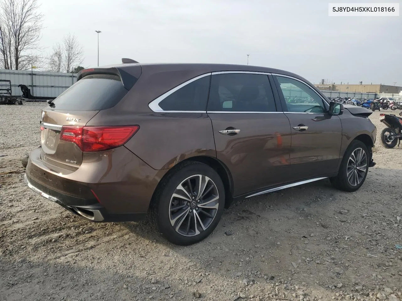 2019 Acura Mdx Technology VIN: 5J8YD4H5XKL018166 Lot: 78378724