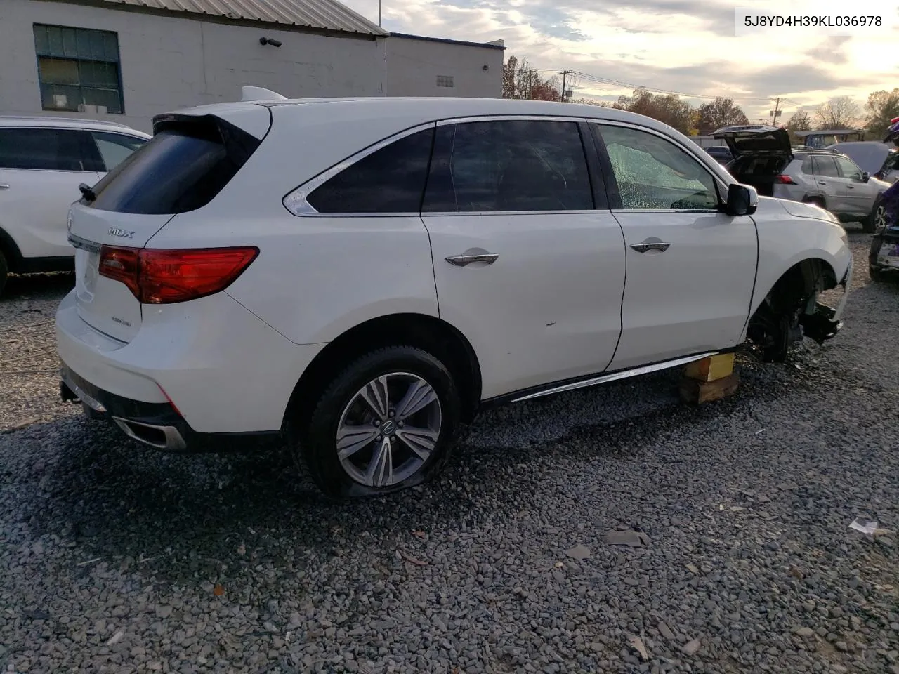 2019 Acura Mdx VIN: 5J8YD4H39KL036978 Lot: 78388374