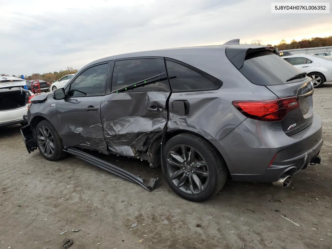 2019 Acura Mdx A-Spec VIN: 5J8YD4H07KL006352 Lot: 78507304