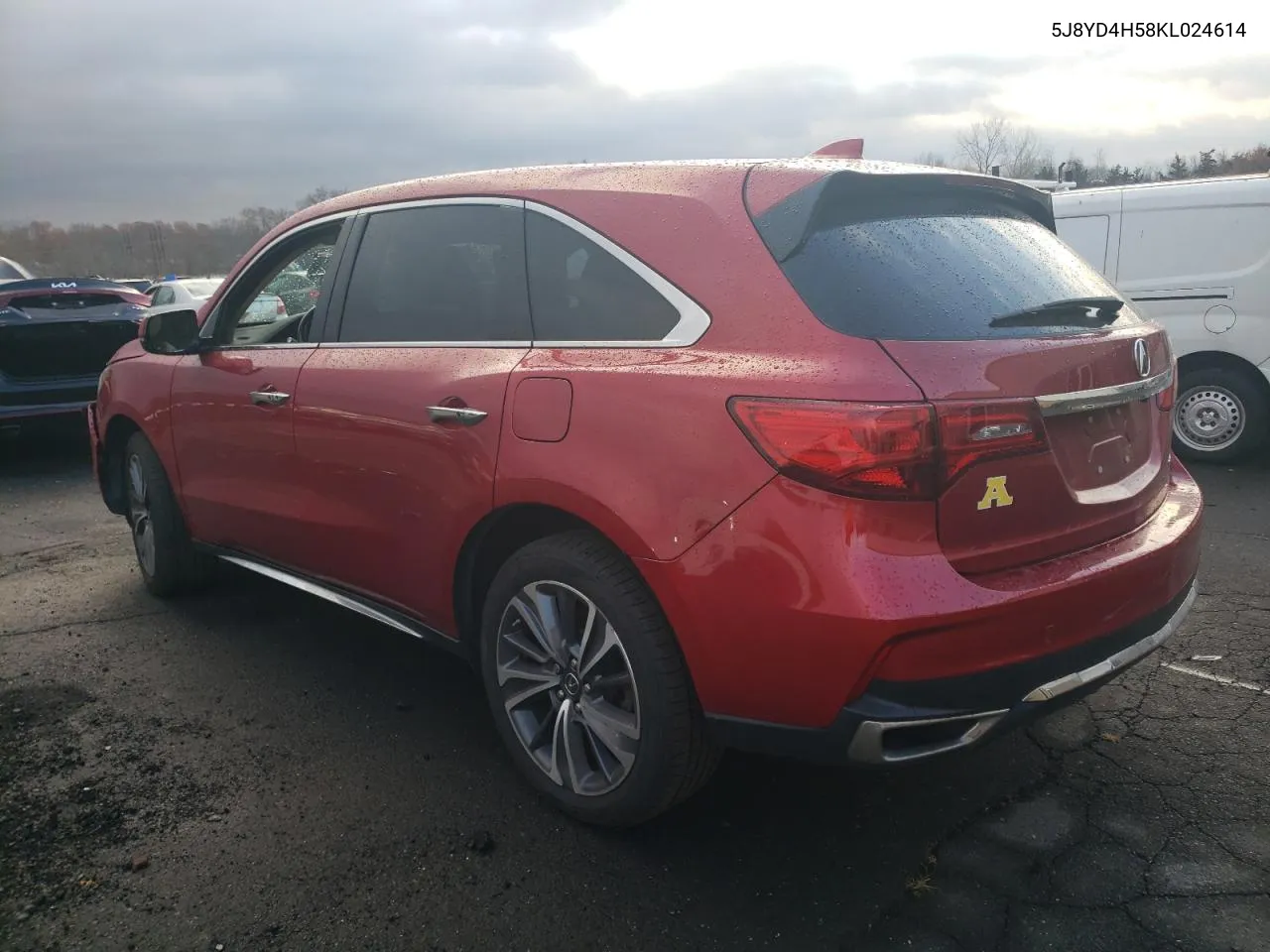 2019 Acura Mdx Technology VIN: 5J8YD4H58KL024614 Lot: 79389254