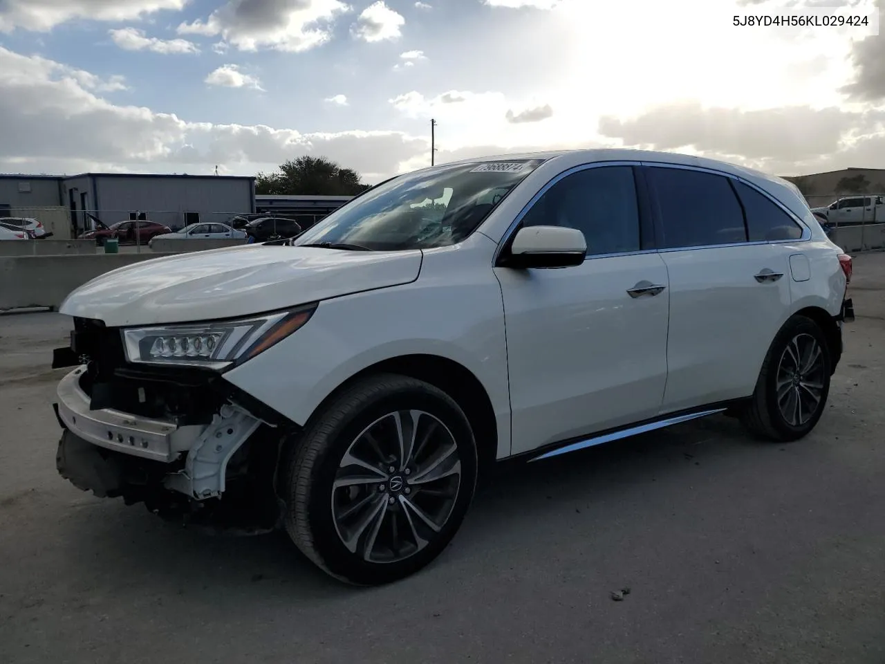 2019 Acura Mdx Technology VIN: 5J8YD4H56KL029424 Lot: 79688874