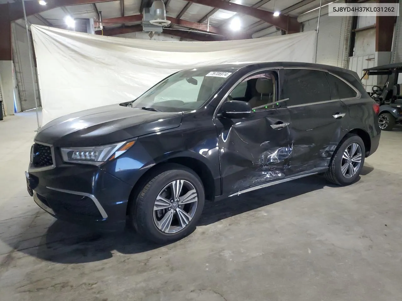 2019 Acura Mdx VIN: 5J8YD4H37KL031262 Lot: 79706974