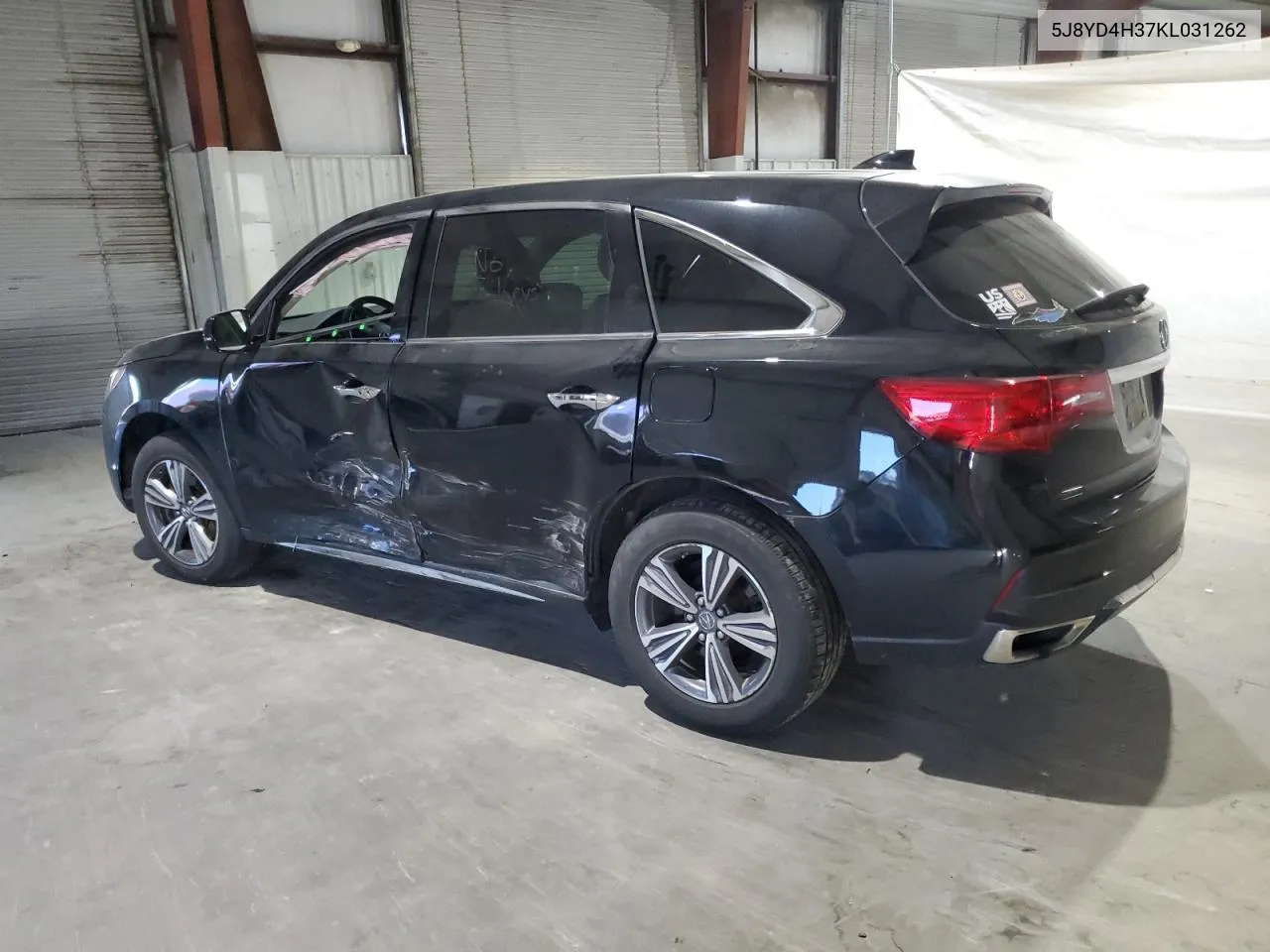 2019 Acura Mdx VIN: 5J8YD4H37KL031262 Lot: 79706974