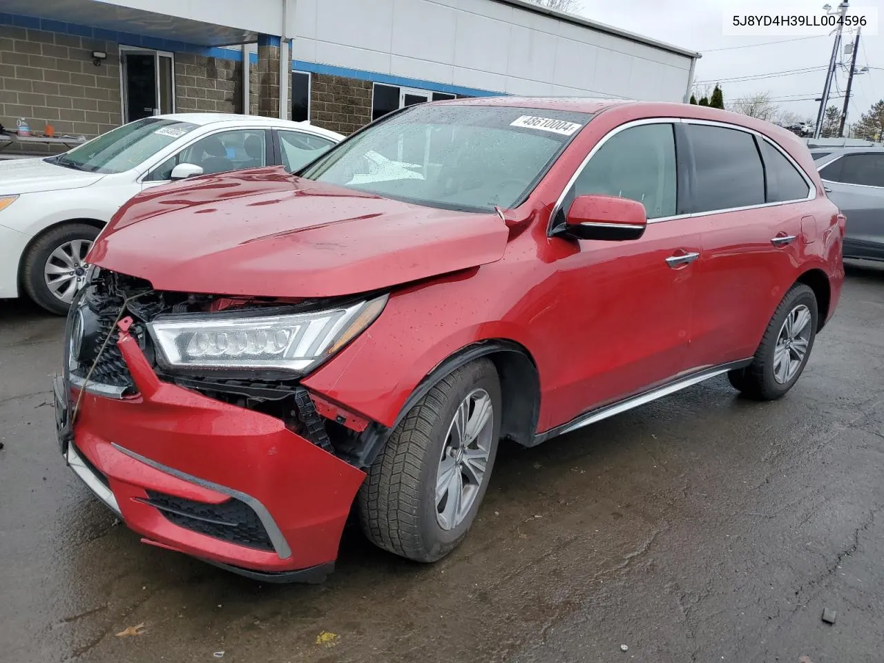 2020 Acura Mdx VIN: 5J8YD4H39LL004596 Lot: 48610004