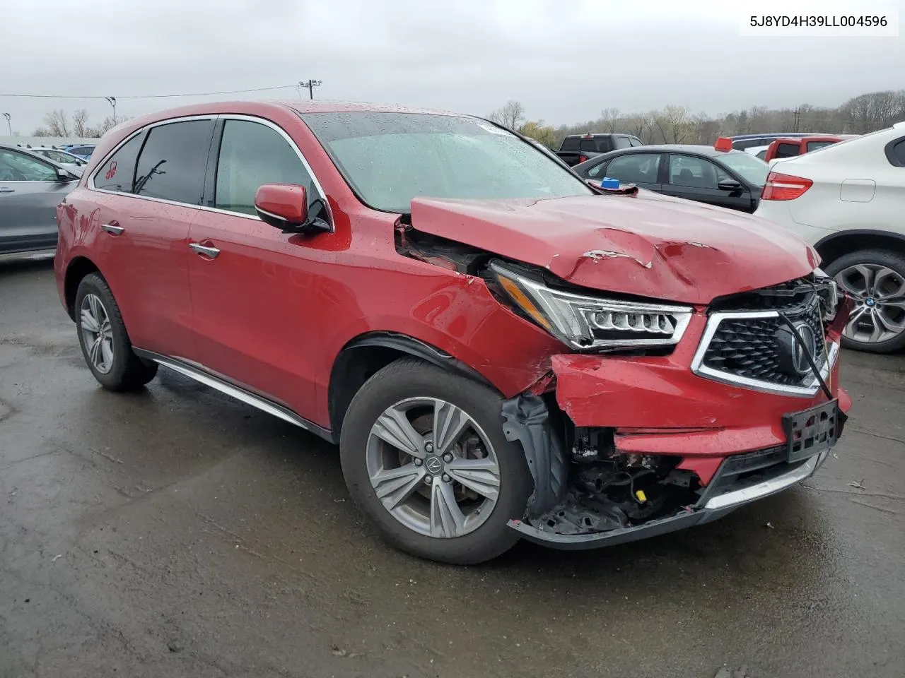 2020 Acura Mdx VIN: 5J8YD4H39LL004596 Lot: 48610004