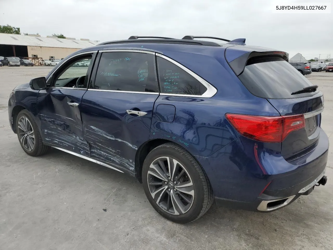 2020 Acura Mdx Technology VIN: 5J8YD4H59LL027667 Lot: 53694784