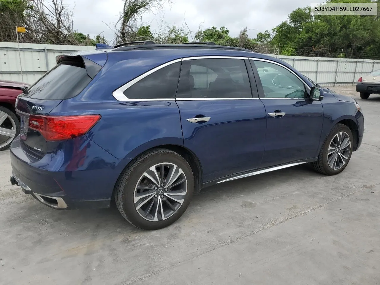 2020 Acura Mdx Technology VIN: 5J8YD4H59LL027667 Lot: 53694784