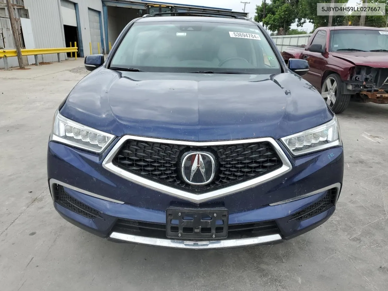 2020 Acura Mdx Technology VIN: 5J8YD4H59LL027667 Lot: 53694784