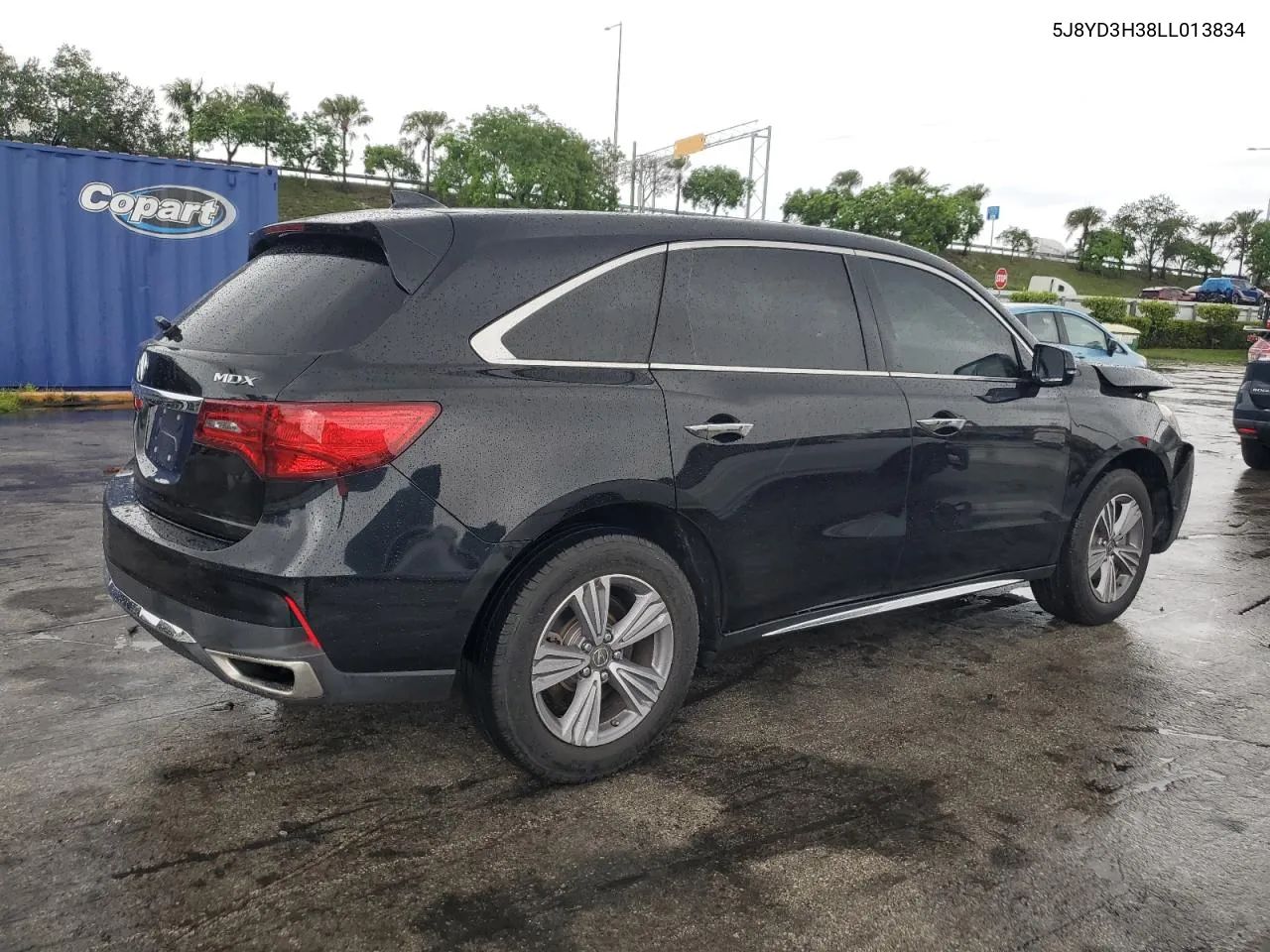 2020 Acura Mdx VIN: 5J8YD3H38LL013834 Lot: 58477914