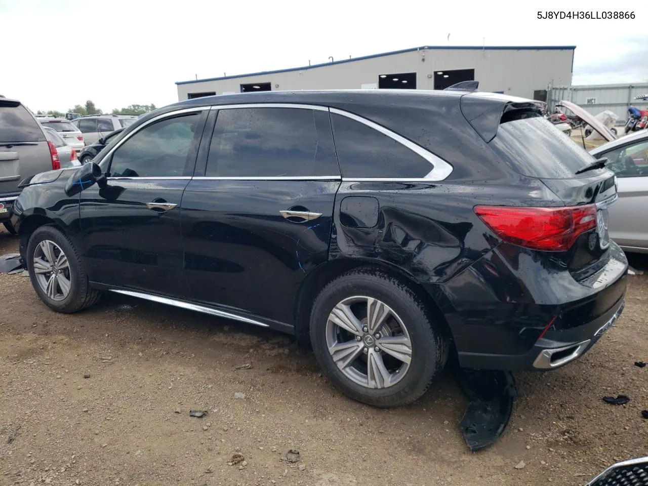 2020 Acura Mdx VIN: 5J8YD4H36LL038866 Lot: 58627764