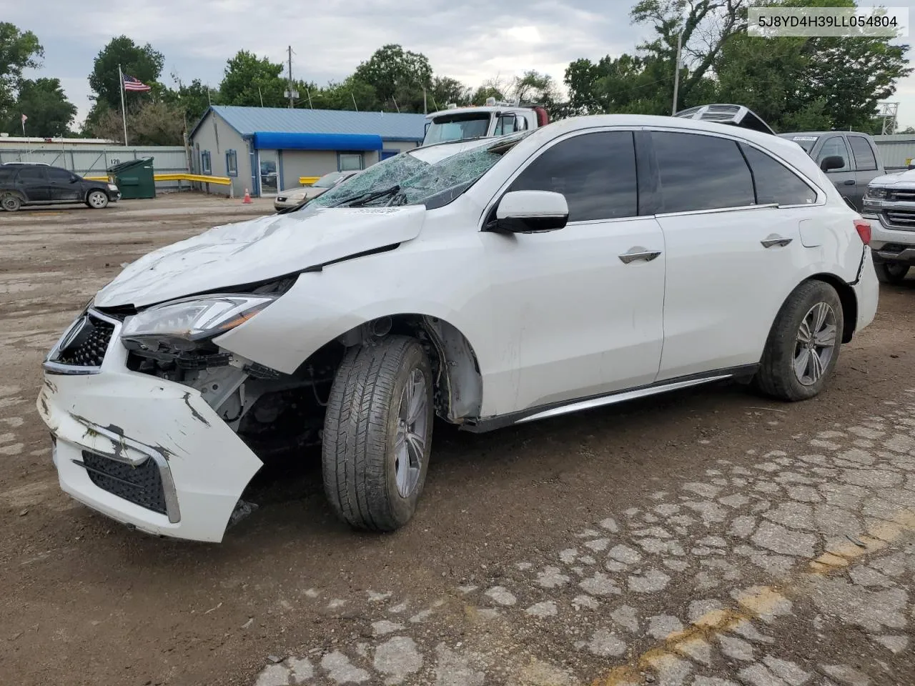 2020 Acura Mdx VIN: 5J8YD4H39LL054804 Lot: 61058724