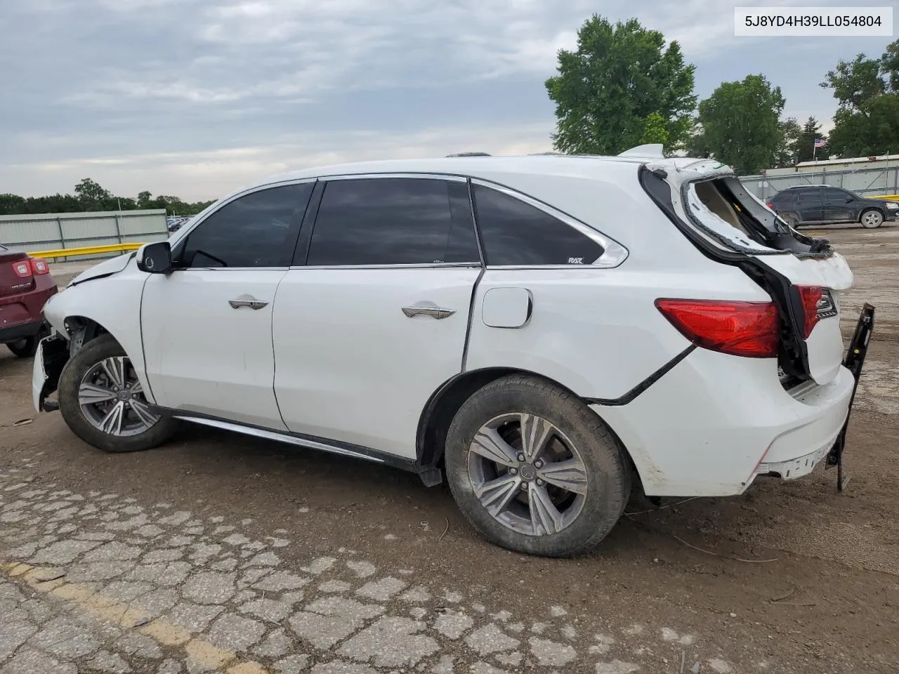 2020 Acura Mdx VIN: 5J8YD4H39LL054804 Lot: 61058724