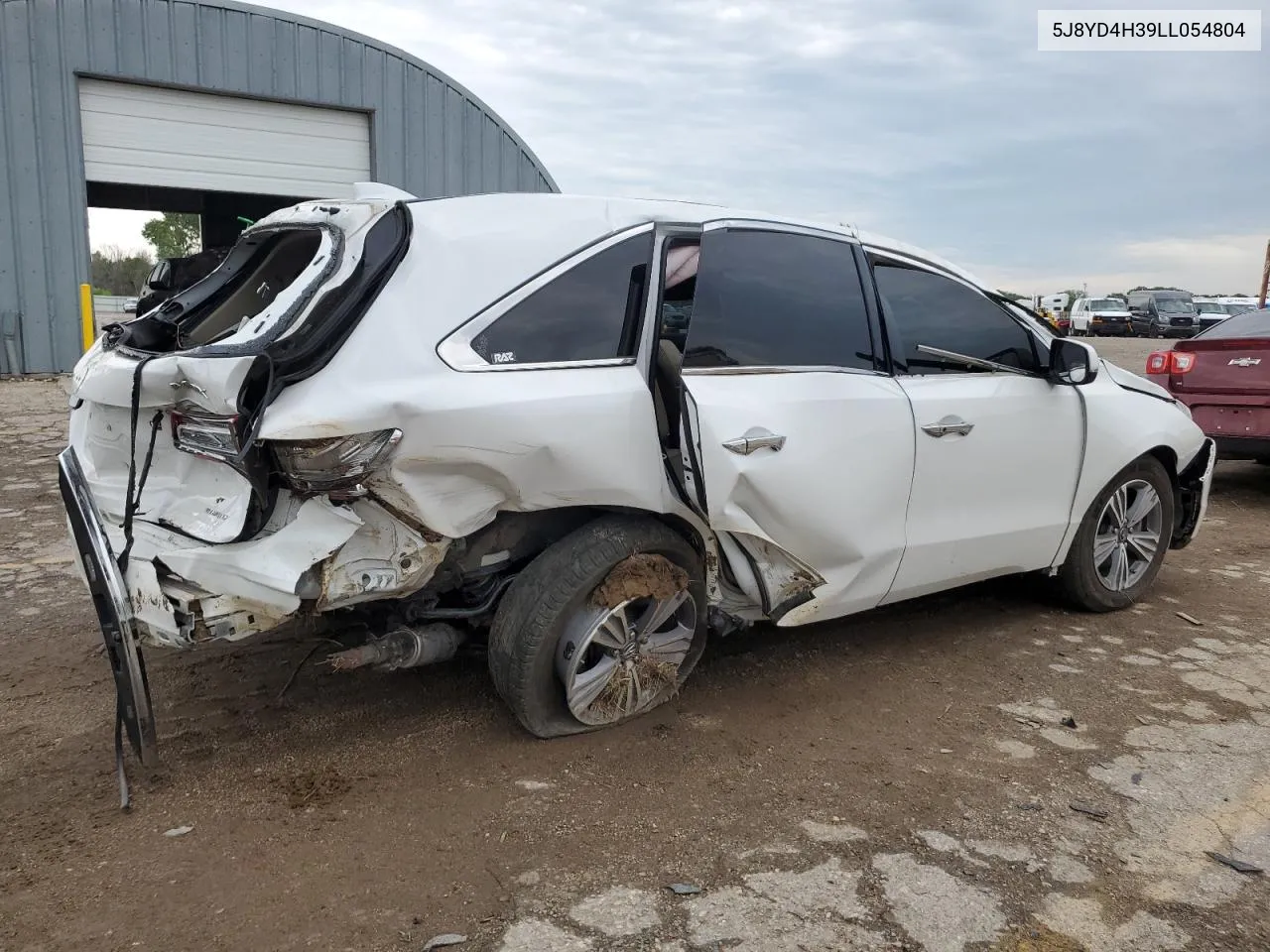 2020 Acura Mdx VIN: 5J8YD4H39LL054804 Lot: 61058724