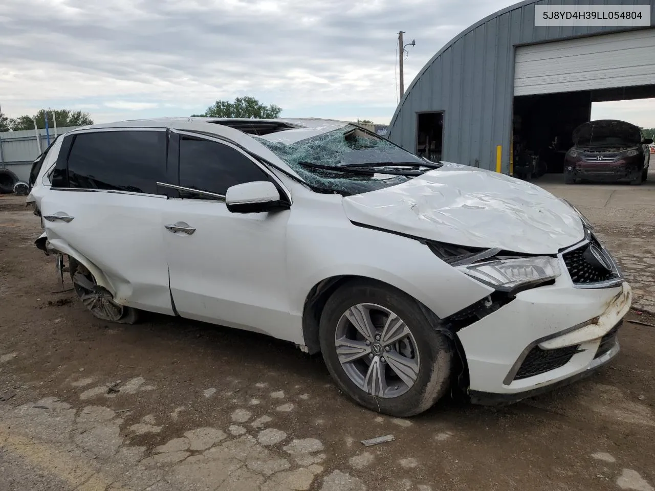 2020 Acura Mdx VIN: 5J8YD4H39LL054804 Lot: 61058724