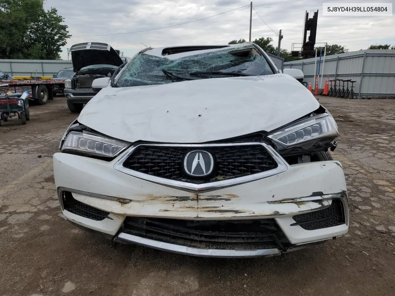 2020 Acura Mdx VIN: 5J8YD4H39LL054804 Lot: 61058724