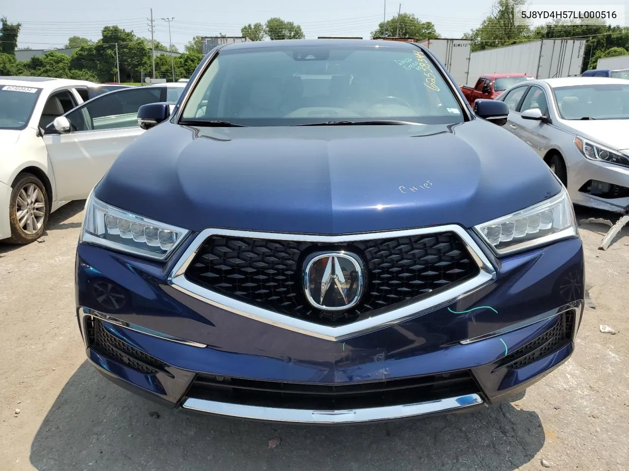 2020 Acura Mdx Technology VIN: 5J8YD4H57LL000516 Lot: 62558344