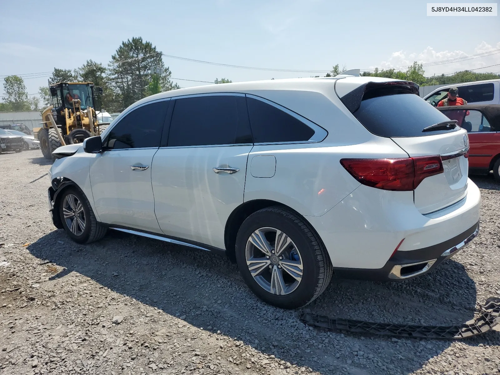 2020 Acura Mdx VIN: 5J8YD4H34LL042382 Lot: 62729214