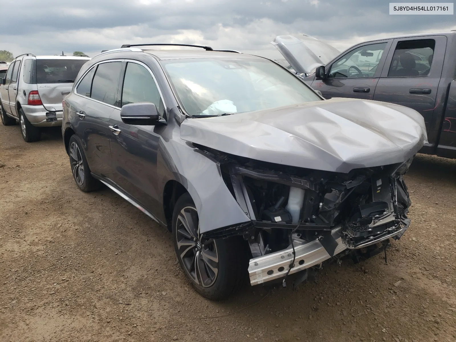 2020 Acura Mdx Technology VIN: 5J8YD4H54LL017161 Lot: 63869114