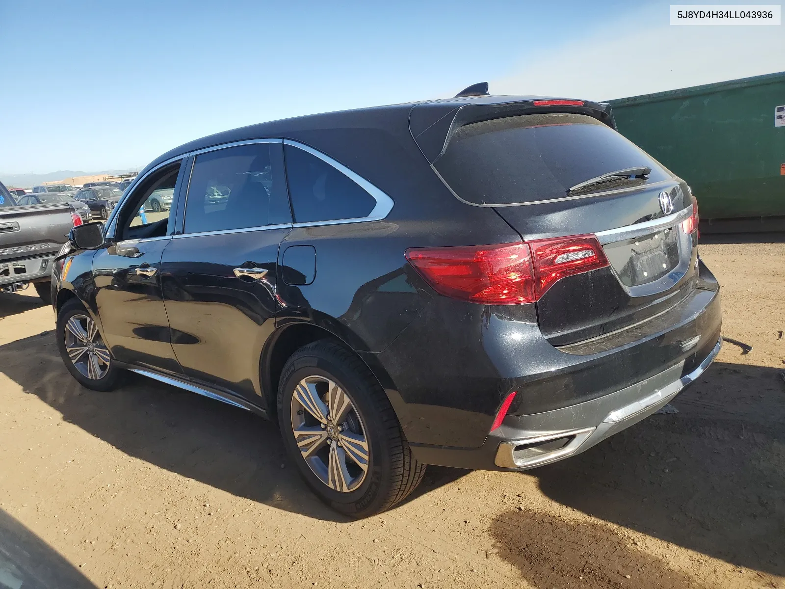 2020 Acura Mdx VIN: 5J8YD4H34LL043936 Lot: 65400104