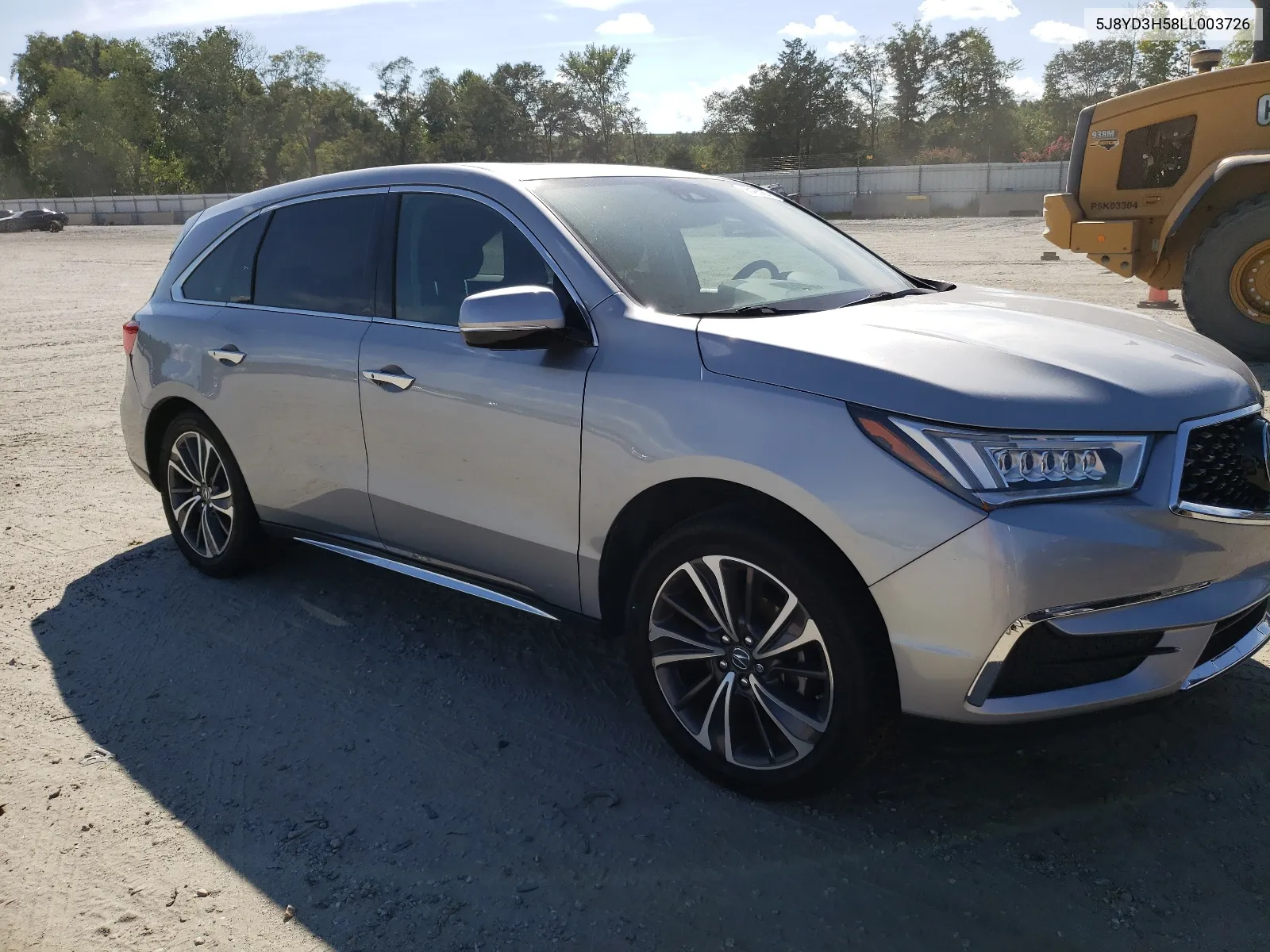 2020 Acura Mdx Technology VIN: 5J8YD3H58LL003726 Lot: 65495764