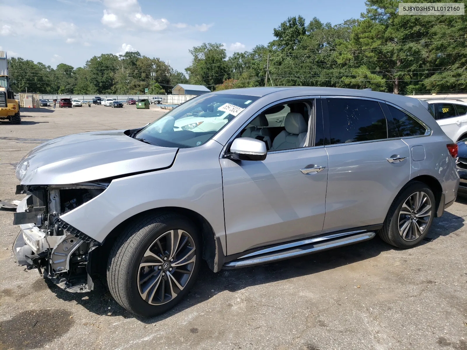 2020 Acura Mdx Technology VIN: 5J8YD3H57LL012160 Lot: 65975034