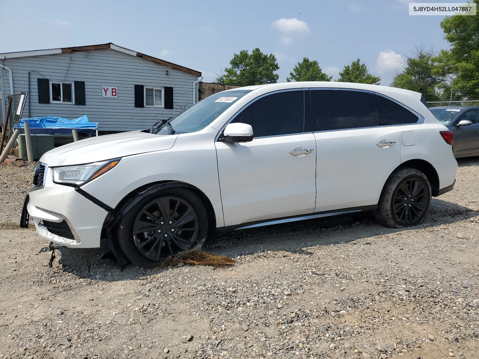 2020 Acura Mdx Technology VIN: 5J8YD4H52LL047887 Lot: 66276634