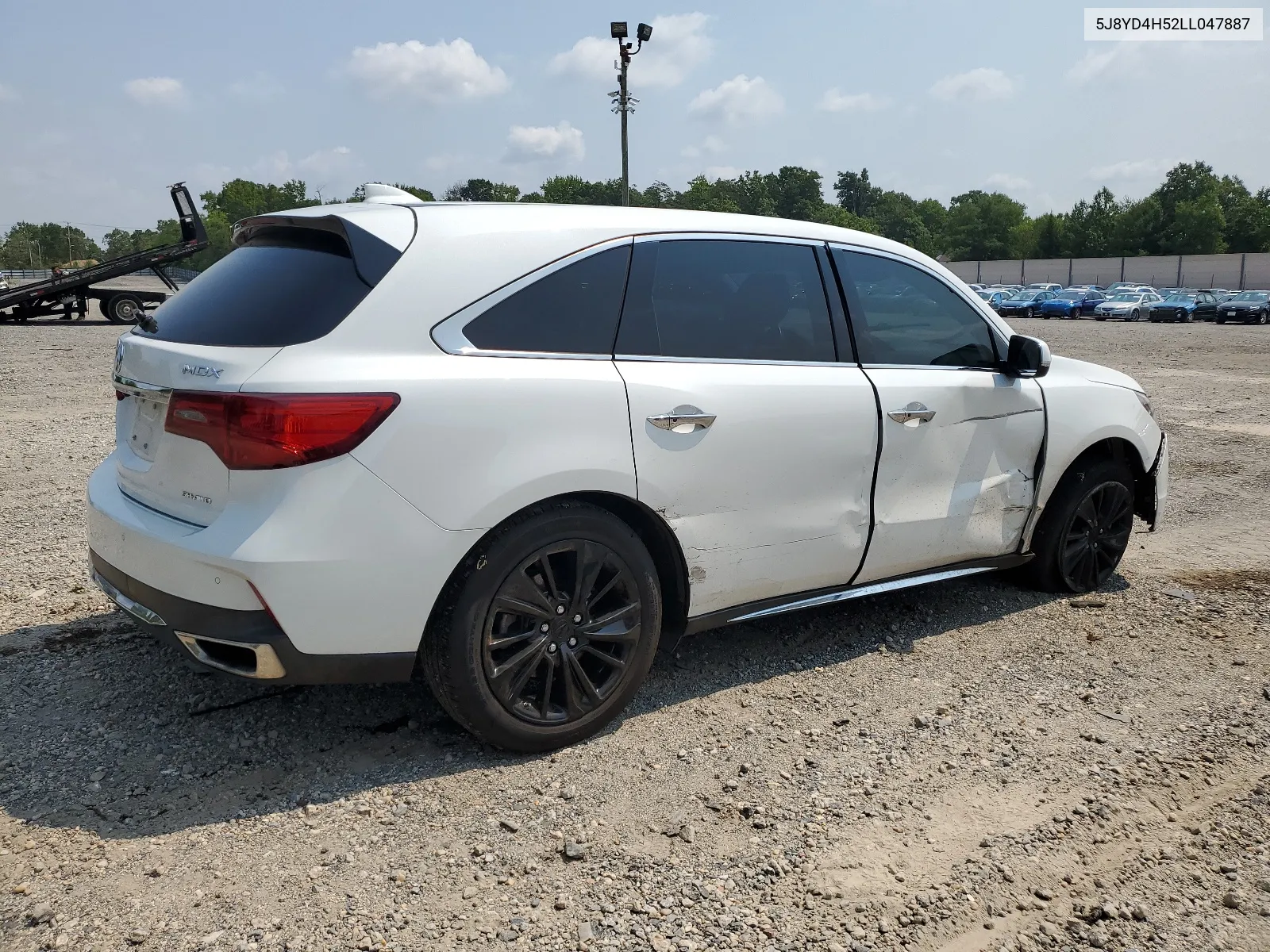 2020 Acura Mdx Technology VIN: 5J8YD4H52LL047887 Lot: 66276634