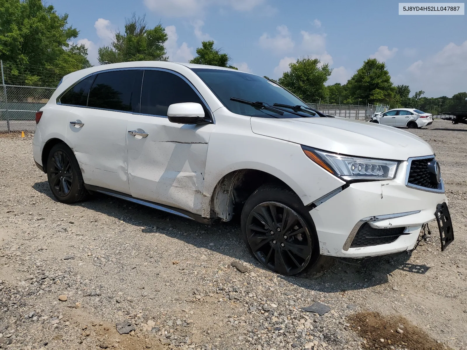 2020 Acura Mdx Technology VIN: 5J8YD4H52LL047887 Lot: 66276634