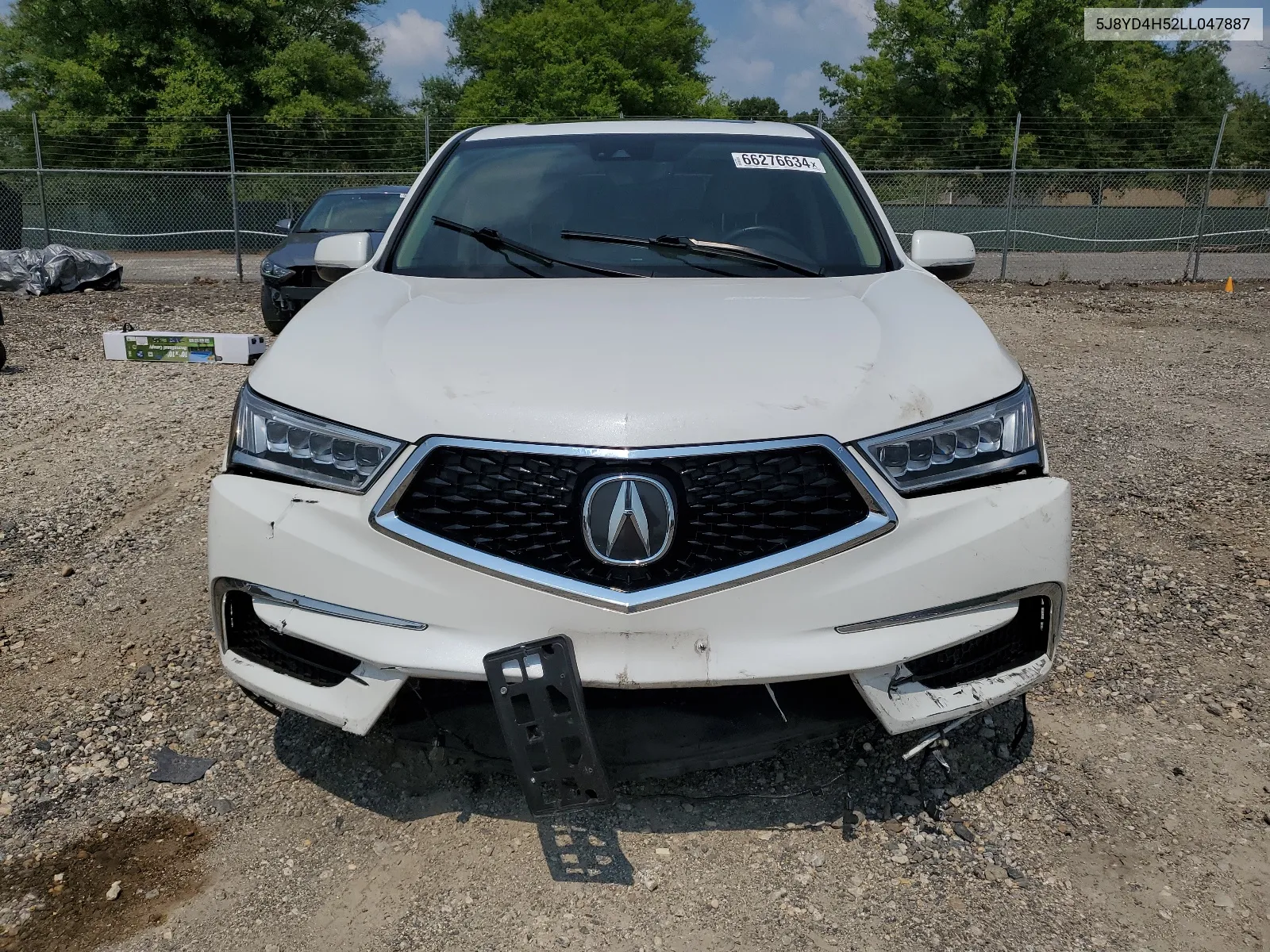 2020 Acura Mdx Technology VIN: 5J8YD4H52LL047887 Lot: 66276634