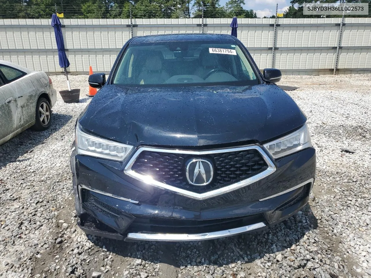 2020 Acura Mdx VIN: 5J8YD3H36LL002573 Lot: 66381794