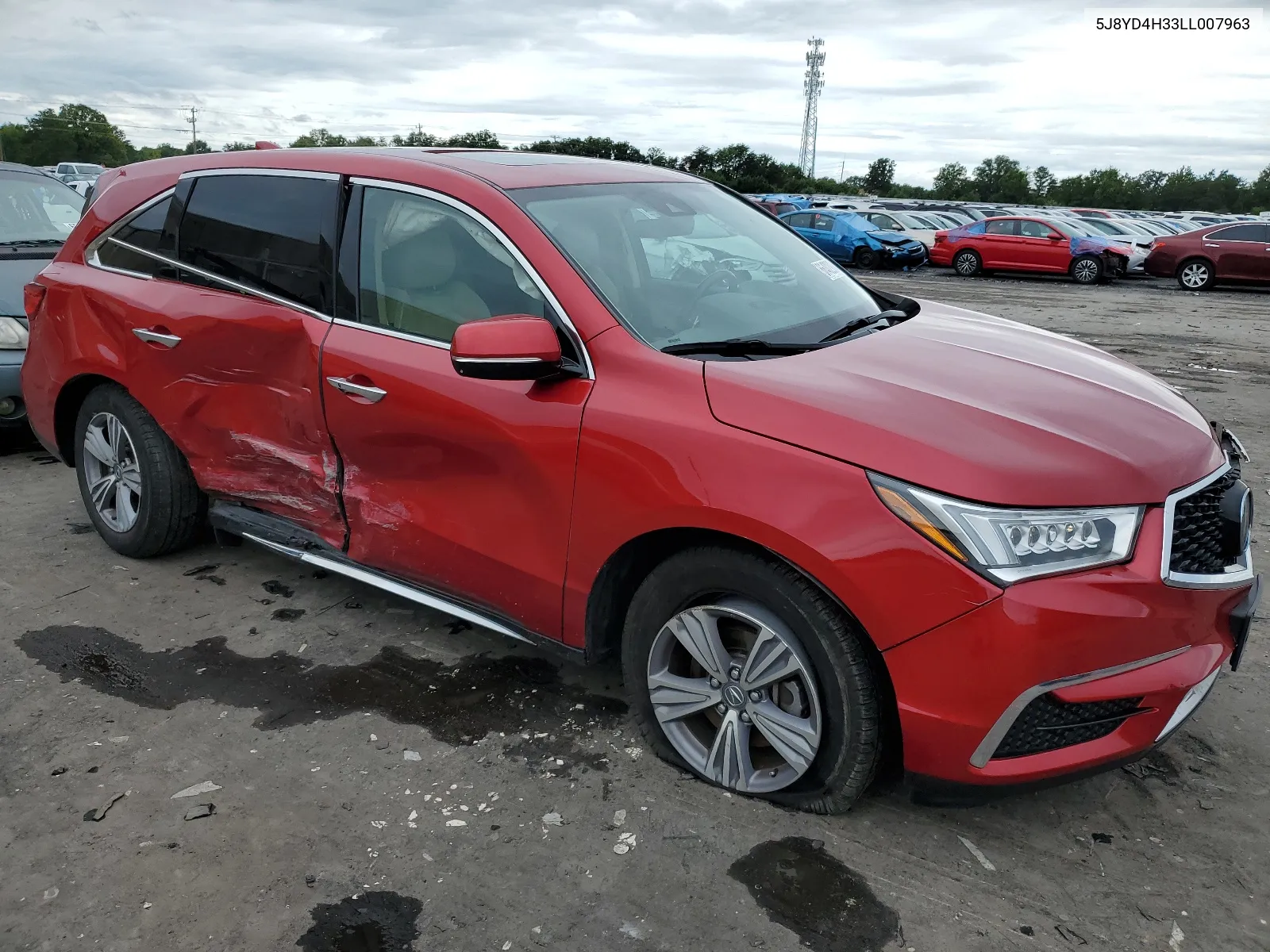 2020 Acura Mdx VIN: 5J8YD4H33LL007963 Lot: 66402934