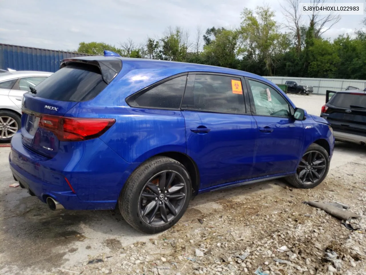 2020 Acura Mdx A-Spec VIN: 5J8YD4H0XLL022983 Lot: 66556894