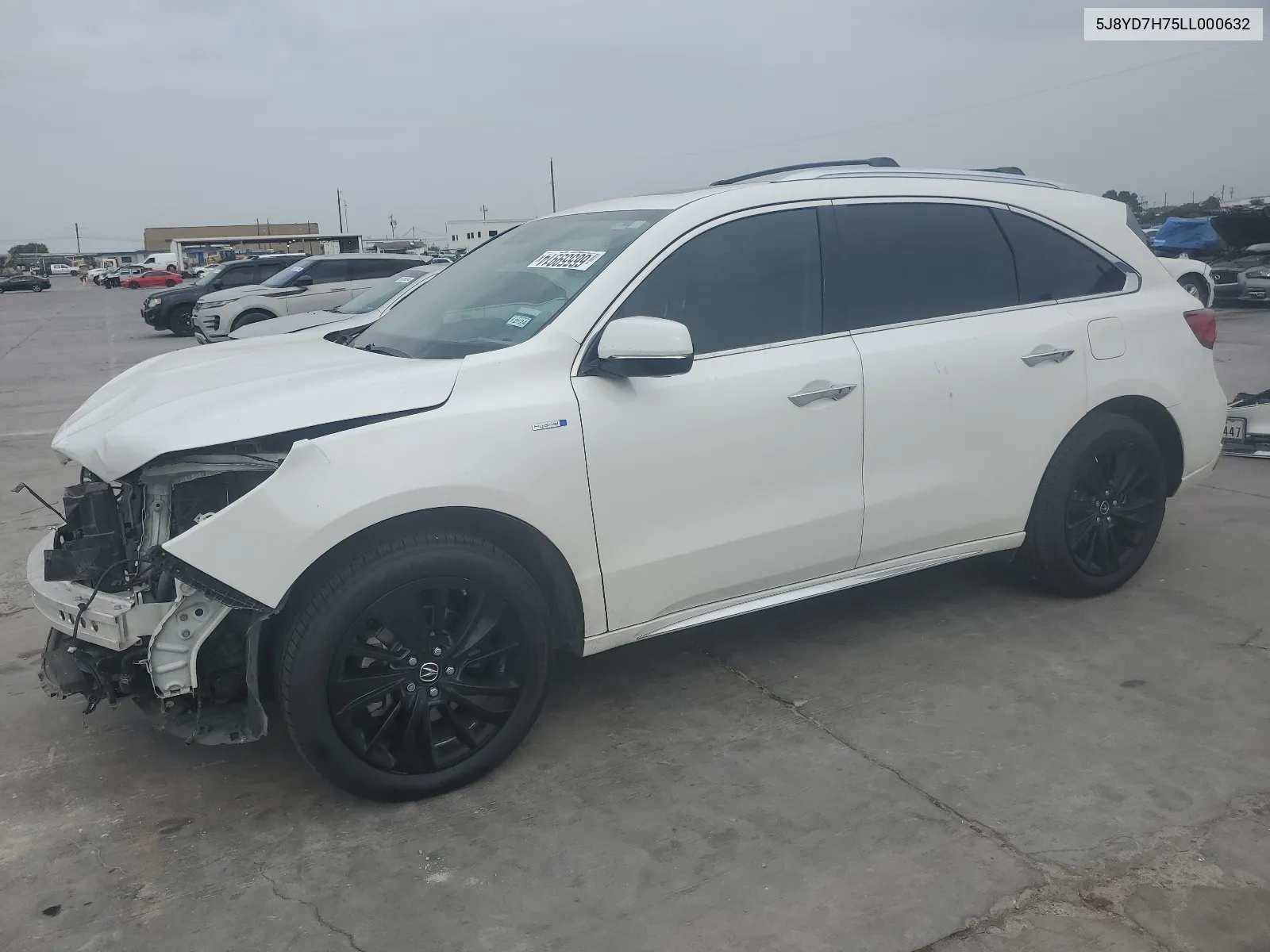 2020 Acura Mdx Sport Hybrid Advance VIN: 5J8YD7H75LL000632 Lot: 66559914