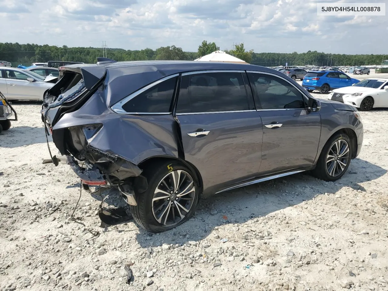 2020 Acura Mdx Technology VIN: 5J8YD4H54LL008878 Lot: 66781944