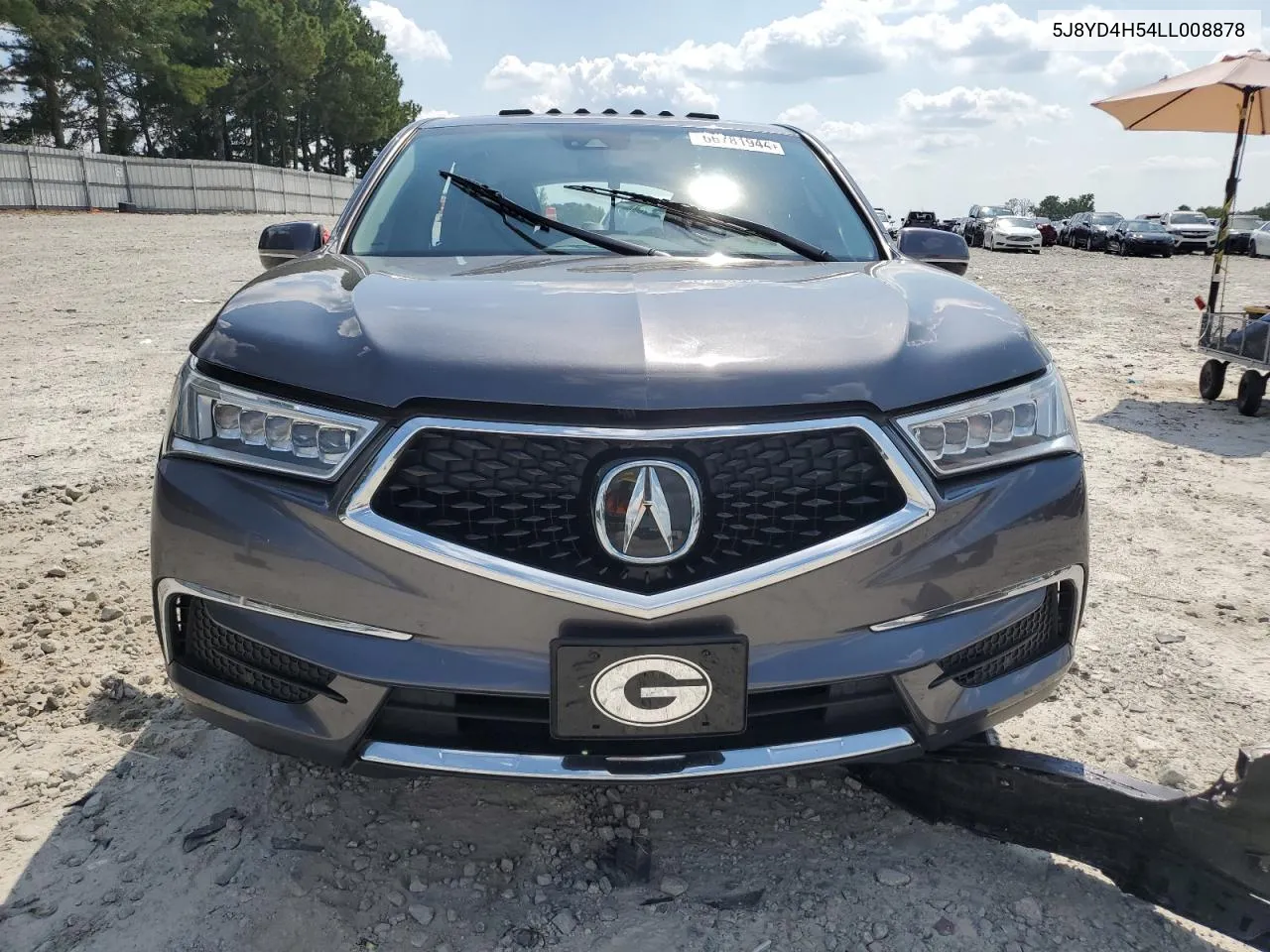 2020 Acura Mdx Technology VIN: 5J8YD4H54LL008878 Lot: 66781944