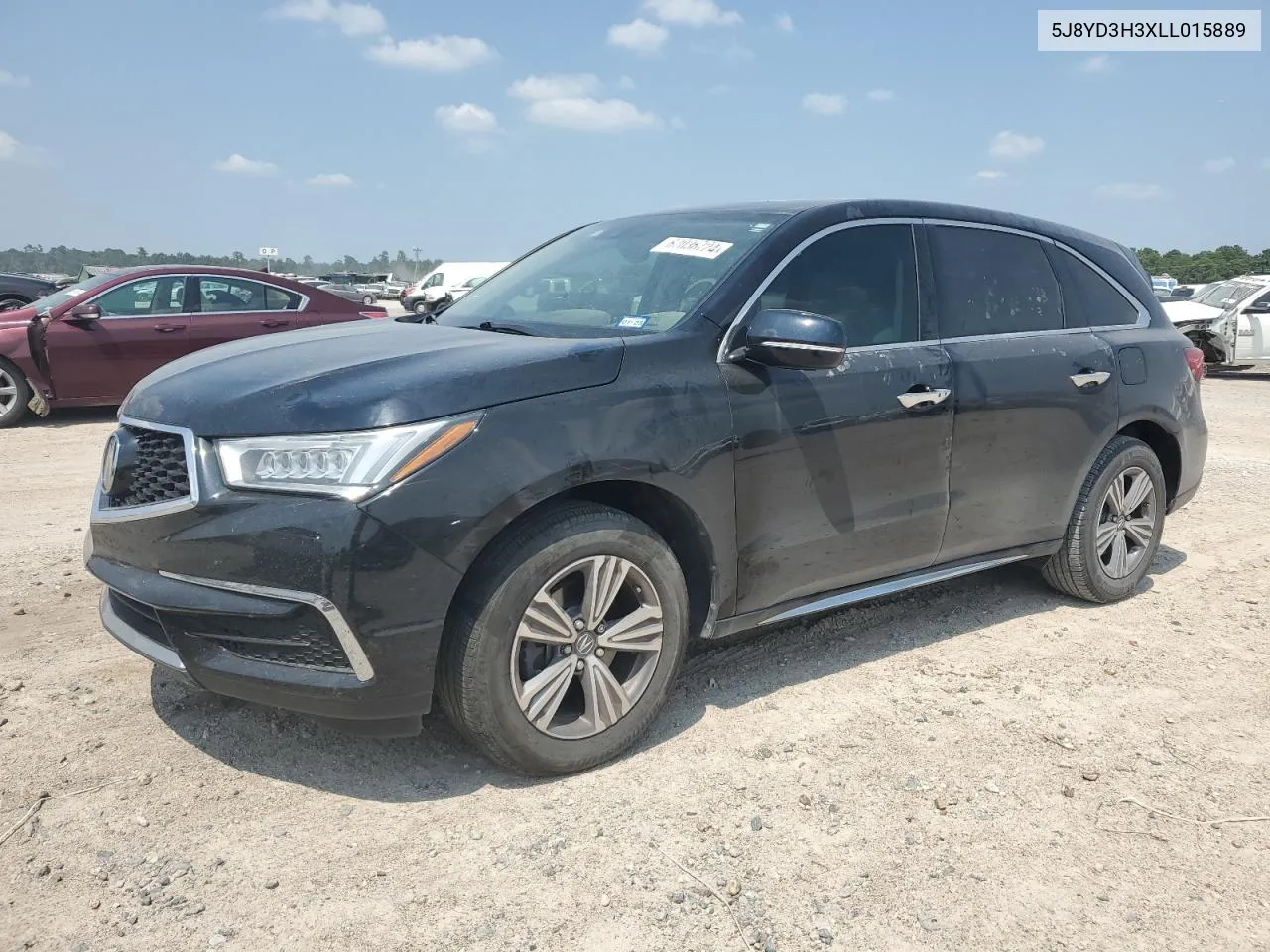 5J8YD3H3XLL015889 2020 Acura Mdx