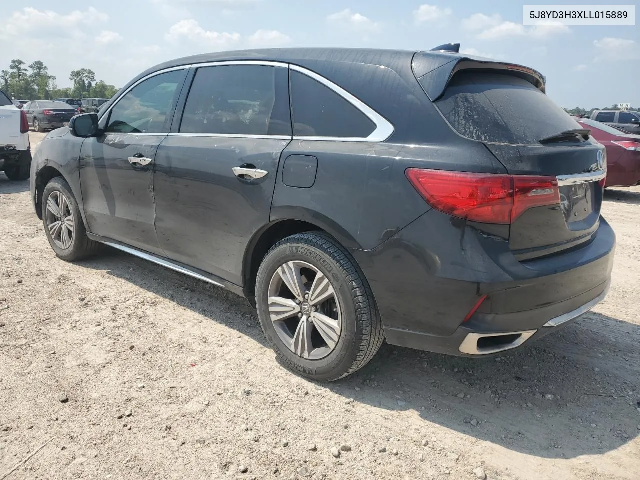 2020 Acura Mdx VIN: 5J8YD3H3XLL015889 Lot: 67036724