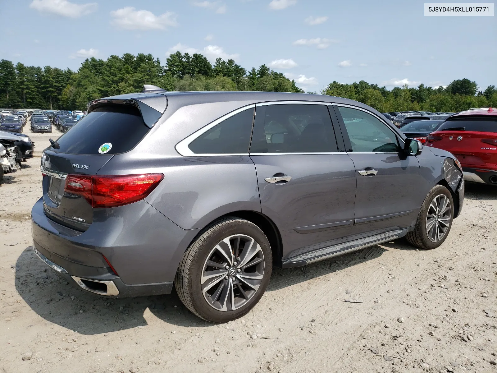 2020 Acura Mdx Technology VIN: 5J8YD4H5XLL015771 Lot: 67311114