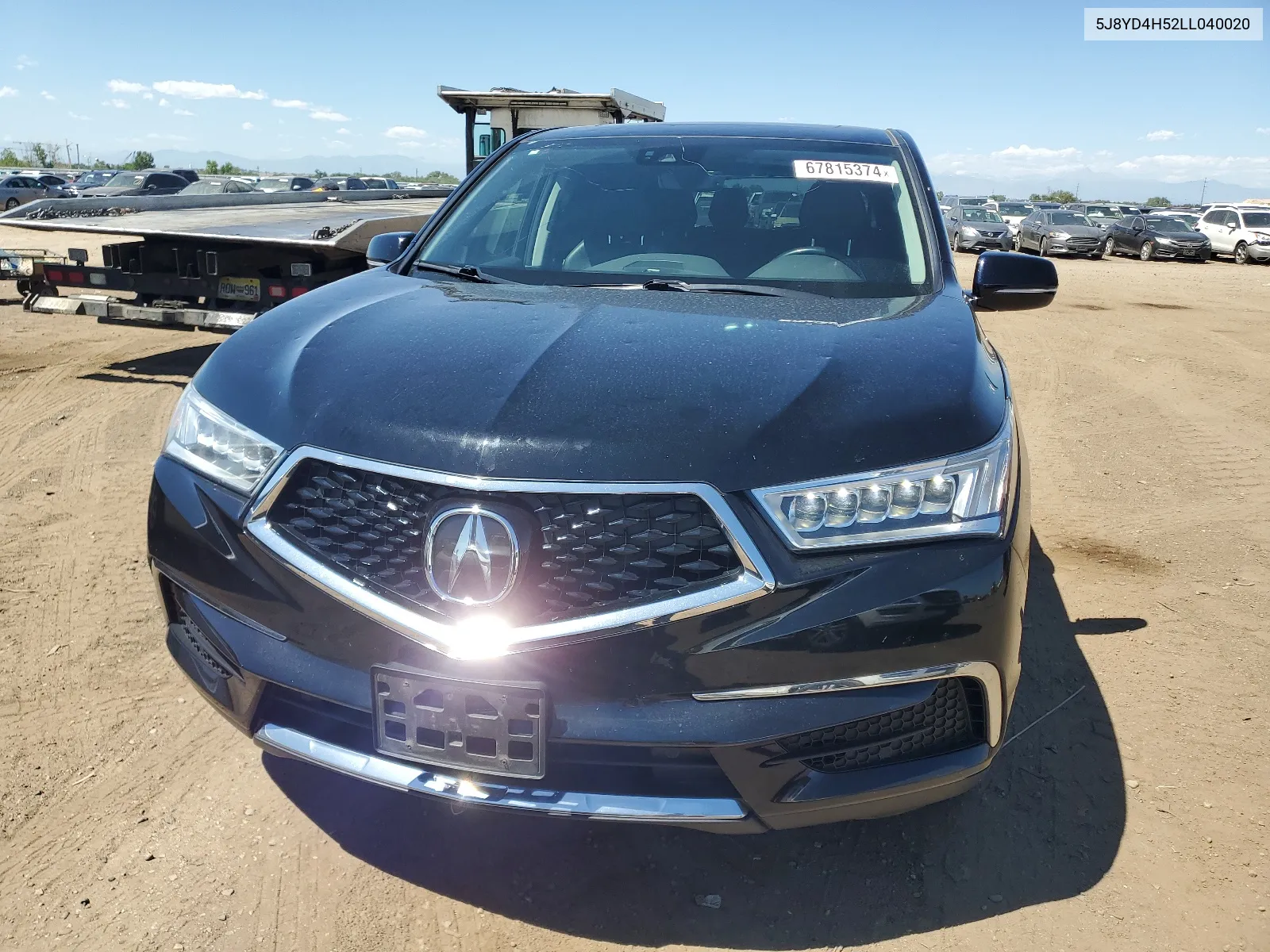 2020 Acura Mdx Technology VIN: 5J8YD4H52LL040020 Lot: 67815374