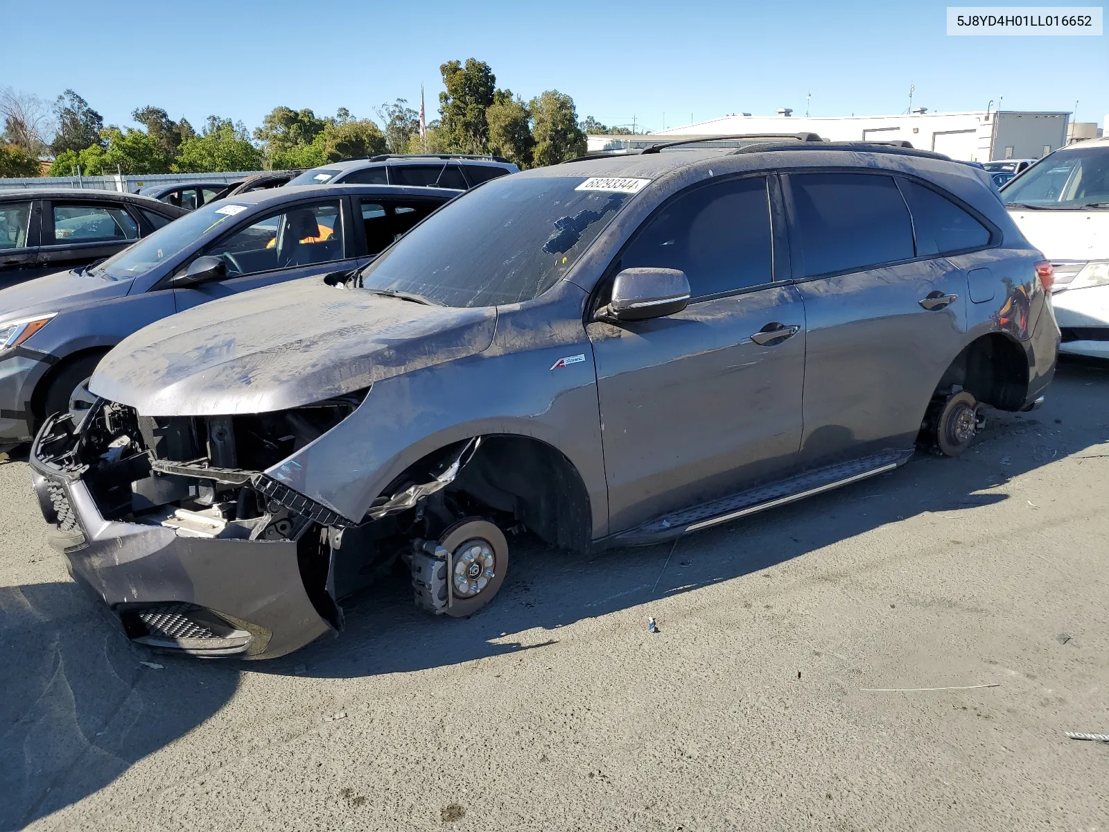 2020 Acura Mdx A-Spec VIN: 5J8YD4H01LL016652 Lot: 68293344