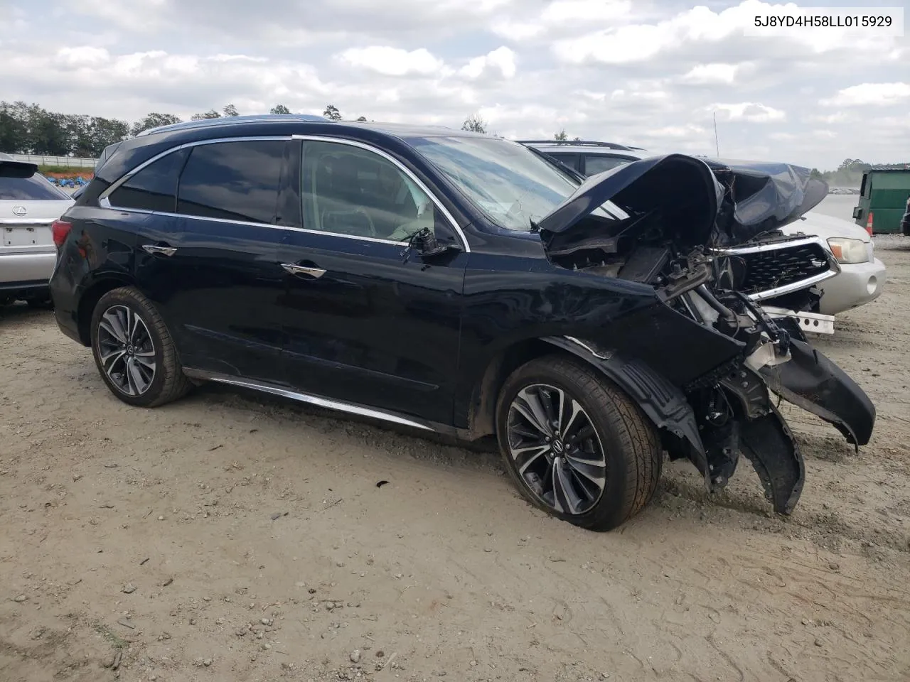 2020 Acura Mdx Technology VIN: 5J8YD4H58LL015929 Lot: 68333384