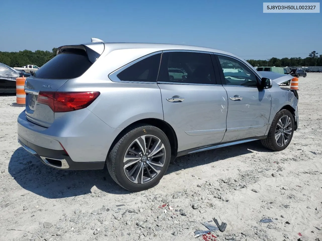 2020 Acura Mdx Technology VIN: 5J8YD3H50LL002327 Lot: 68697454