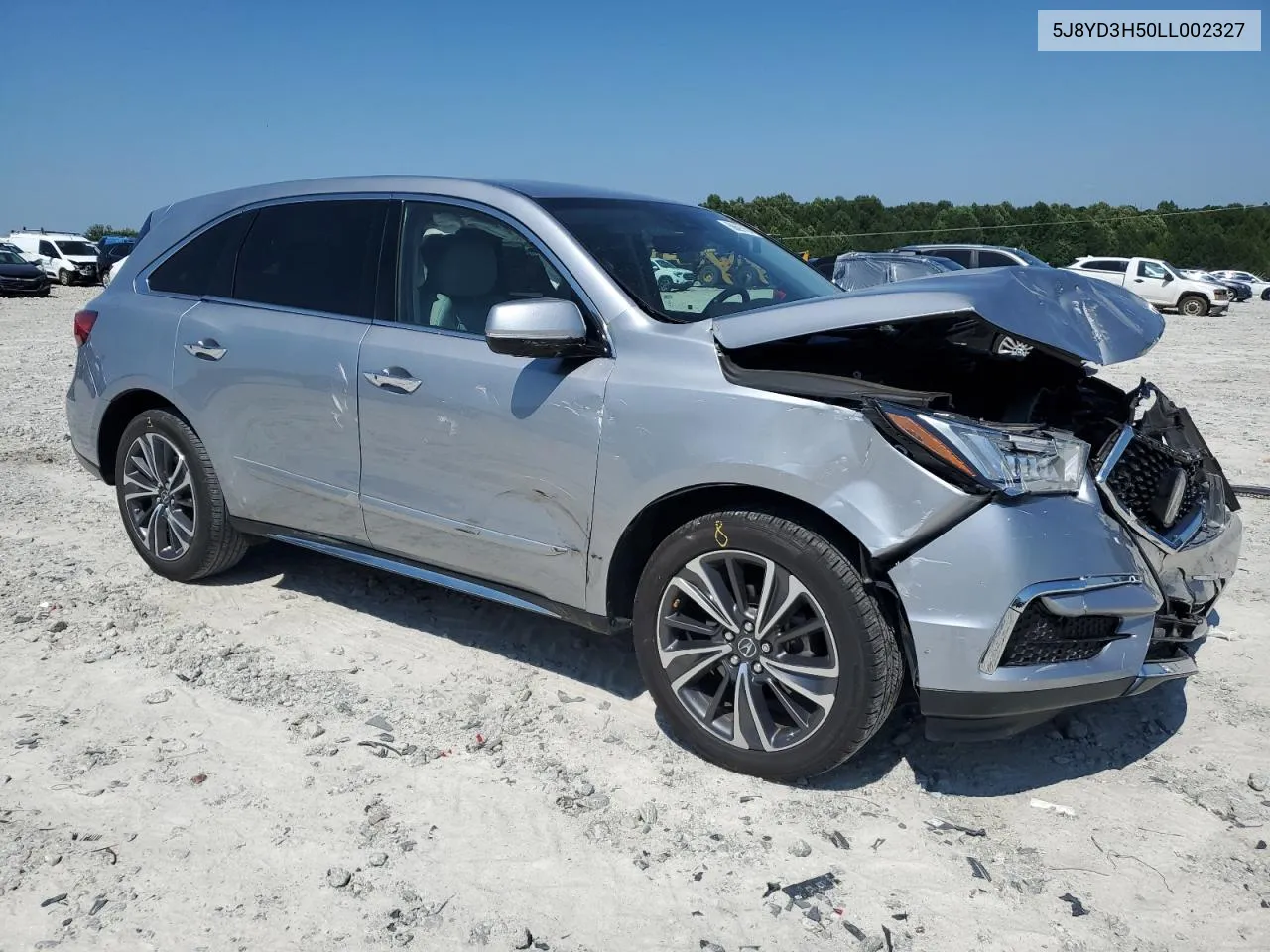 2020 Acura Mdx Technology VIN: 5J8YD3H50LL002327 Lot: 68697454