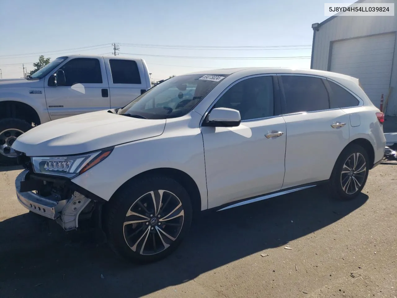 2020 Acura Mdx Technology VIN: 5J8YD4H54LL039824 Lot: 69073024