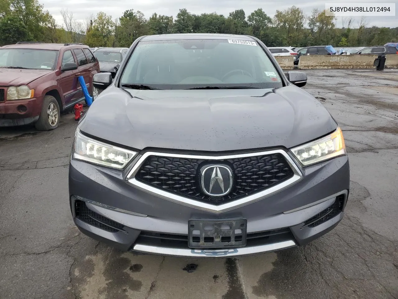 5J8YD4H38LL012494 2020 Acura Mdx