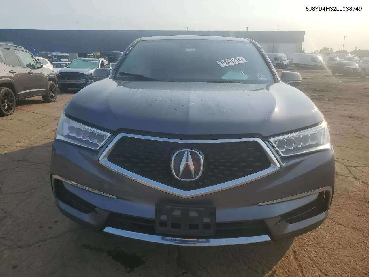 2020 Acura Mdx VIN: 5J8YD4H32LL038749 Lot: 70087274