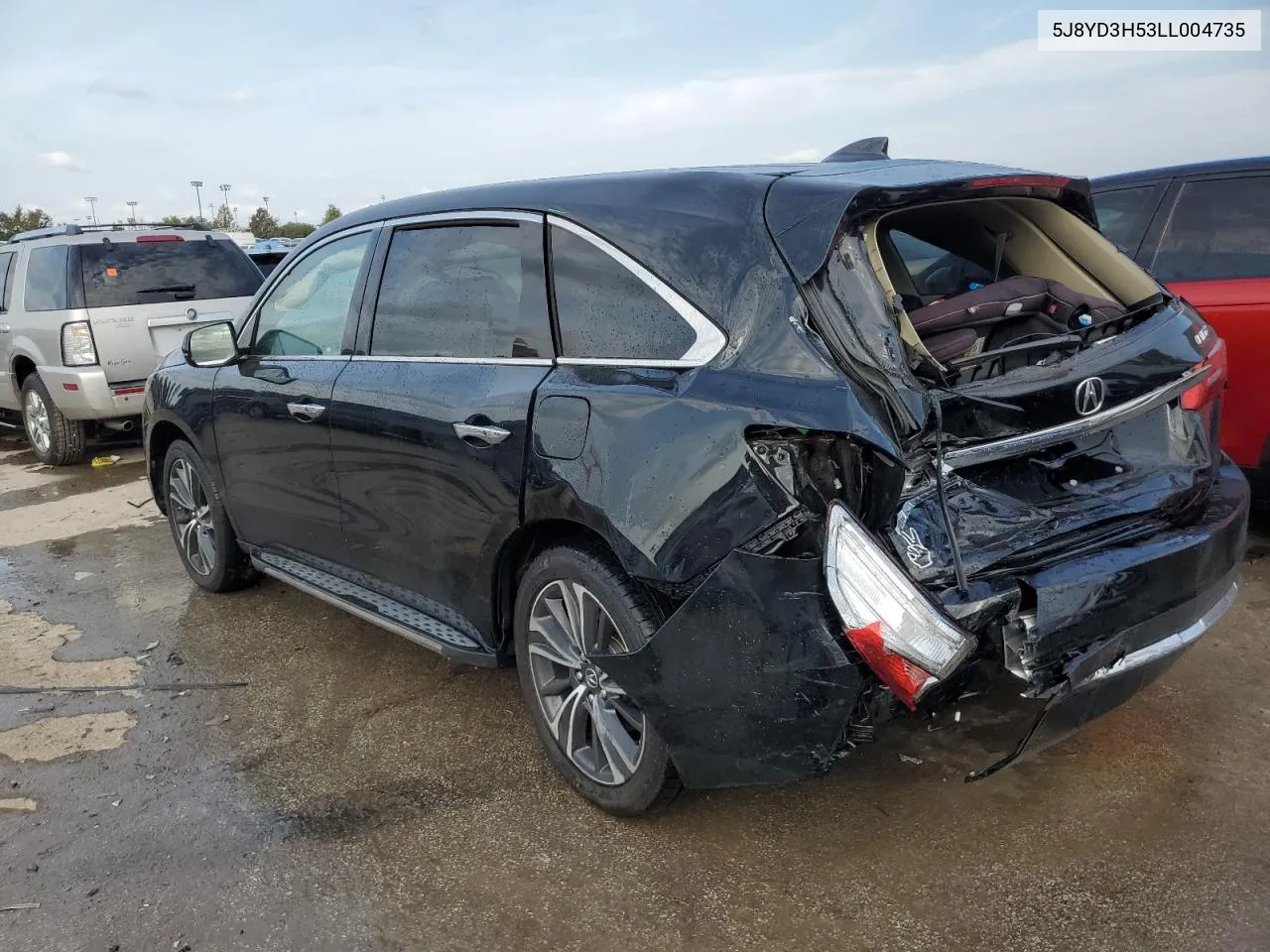 2020 Acura Mdx Technology VIN: 5J8YD3H53LL004735 Lot: 70218994