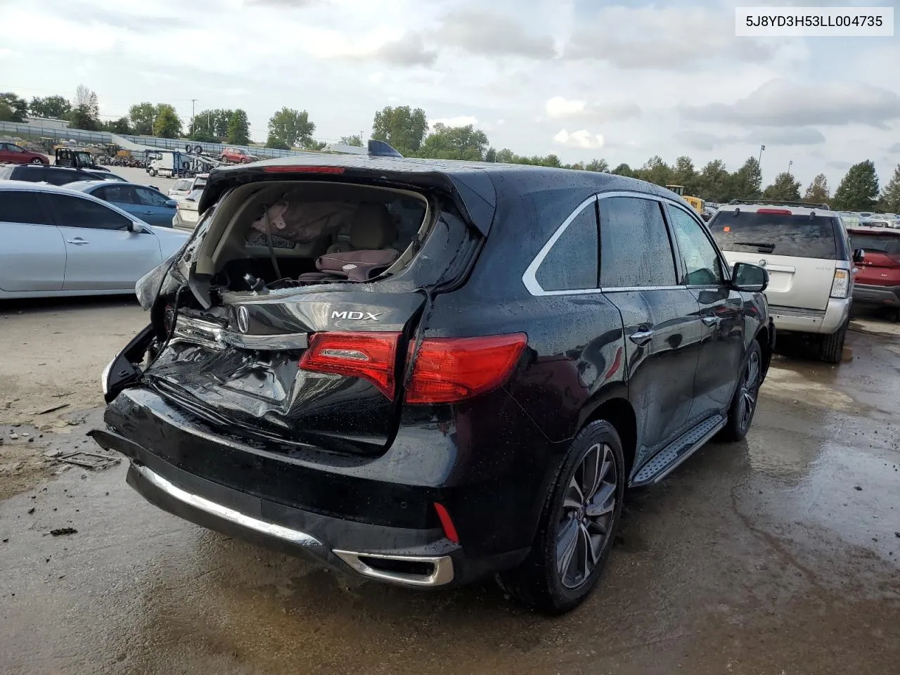 2020 Acura Mdx Technology VIN: 5J8YD3H53LL004735 Lot: 70218994